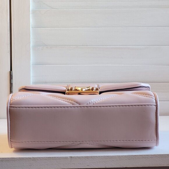 Michael Kors Pink Quilted Crossbody Bag - Picture 6 of 10